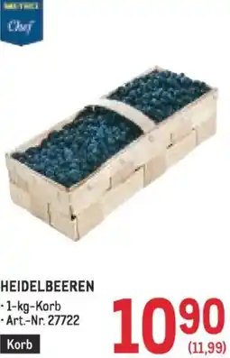 Metro Heidelbeeren Angebot