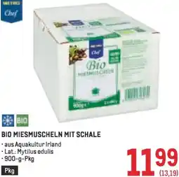 Metro Bio miesmuscheln mit schale Angebot