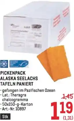 Metro Pickenpack alaska seelachs tafeln paniert Angebot