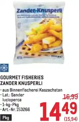 Metro Gourmet fisheries zander knusperli Angebot
