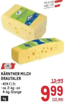 Metro Kärntner milch drautaler Angebot