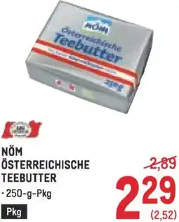 Metro Nöm österreichische teebutter Angebot