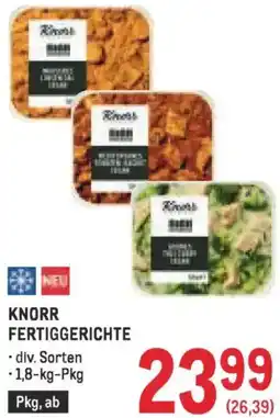 Metro Knorr fertiggerichte Angebot