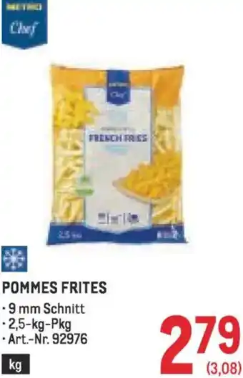 Metro Pommes frites Angebot
