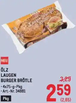 Metro Ölz laugen burger brötle Angebot
