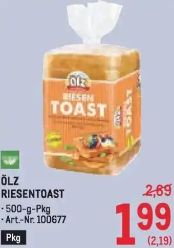 Metro Ölz riesentoast Angebot
