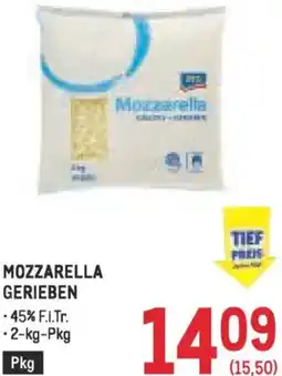 Metro Mozzarella gerieben Angebot