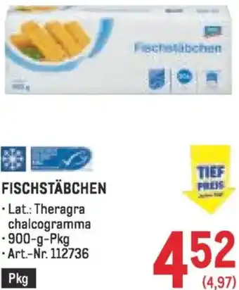 Metro Fischstäbchen Angebot