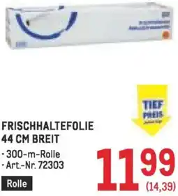 Metro Frischhaltefolie Angebot
