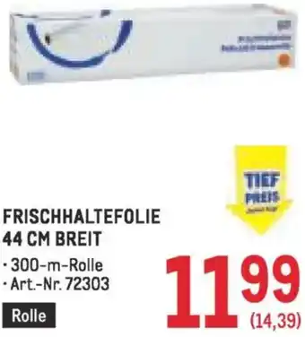 Metro Frischhaltefolie Angebot