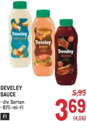 Metro Develey sauce Angebot