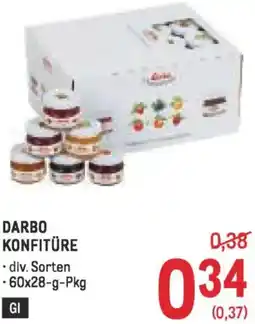 Metro Darbo konfitüre Angebot