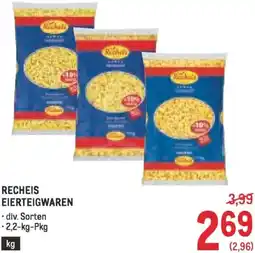 Metro Recheis eierteigwaren Angebot