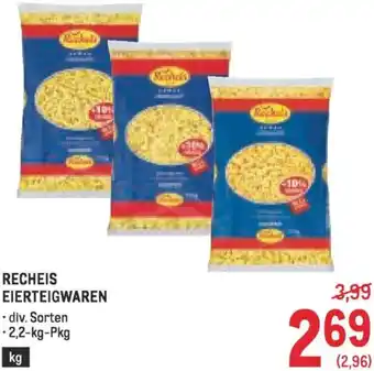 Metro Recheis eierteigwaren Angebot