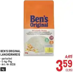 Metro Ben's original langkornreis Angebot