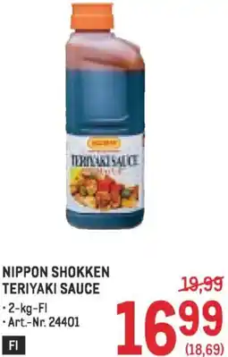 Metro Nippon shokken teriyaki sauce Angebot
