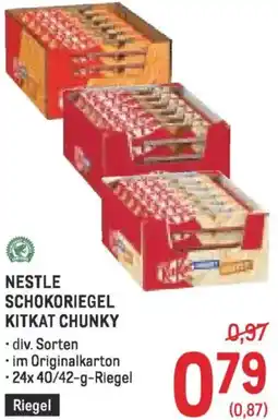 Metro Nestle schokoriegel kitkat chunky Angebot