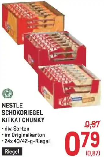 Metro Nestle schokoriegel kitkat chunky Angebot