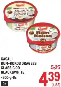Metro Casali rum-kokos dragees classic od. black&white Angebot