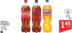 Metro Coca cola, fanta, sprite od. mezzo mix Angebot