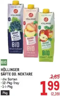 Metro Höllinger säfte od. nektare Angebot