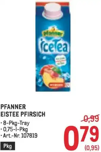 Metro Pfanner eistee pfirsich Angebot