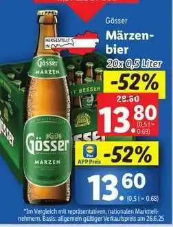 Lidl Gösser Märzenbier Angebot