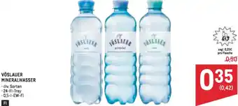 Metro Vöslauer mineralwasser Angebot