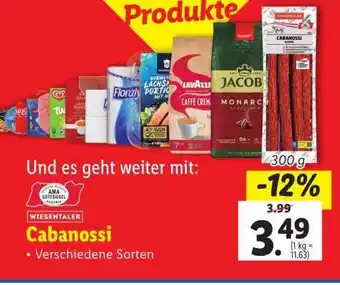 Lidl Cabanossi Angebot