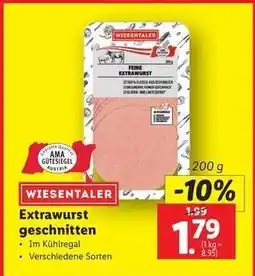 Lidl Extrawurst geschnitten Angebot