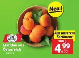 Lidl Marillen aus Österreich Angebot