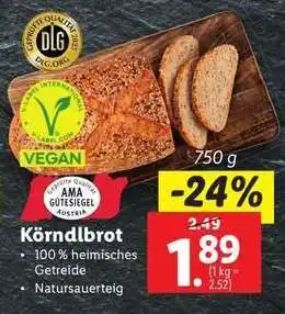 Lidl Körndlbrot Angebot