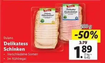 Lidl Delikatess Schinken Angebot