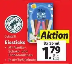 Lidl Gelatelli Eissticks Angebot