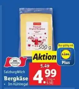 Lidl SalzburgMilch Bergkäse Angebot