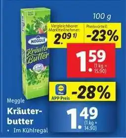 Lidl MEGGLE KRÄUTERBUTTER Angebot