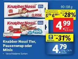 Lidl Knabber Nossi 11er, Pausenwrap oder Minis Angebot