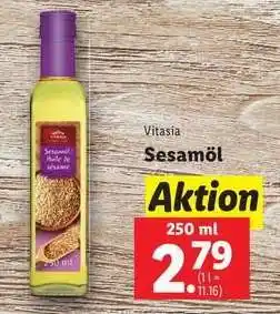 Lidl Vitasia Sesamöl Angebot