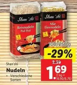 Lidl Shan'shi Nudeln Angebot
