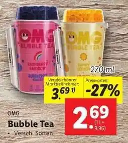 Lidl OMG BUBBLE TEA Angebot