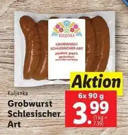 Lidl Kuljanka Grobwurst Schlesischer Art Angebot