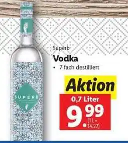 Lidl Superb Vodka Angebot