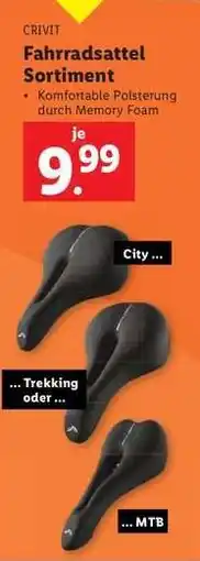 Lidl Fahrradsattel Sortiment Angebot