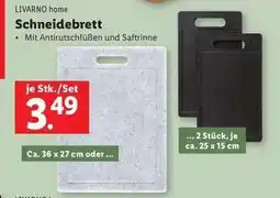 Lidl LIVARNO home Schneidebrett Angebot
