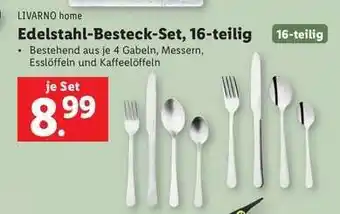 Lidl Edelstahl-Besteck-Set, 16-teilig Angebot