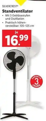 Lidl SILVERCREST Standventilator Angebot