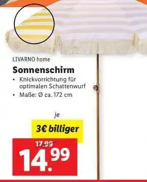 Lidl Sonnenschirm Angebot