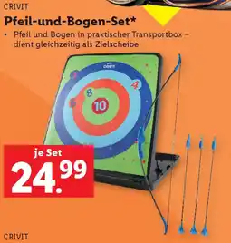 Lidl Crivit Pfeil und Bogen Set Angebot