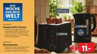 Lidl SILVERCREST Wasserkocher Angebot