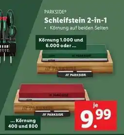 Lidl Parkside schleifstein 2-in-1 Angebot